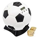 MOMMED Digital Counting spardose mit zähler, Fußball Sparschwein, Sparschwein...