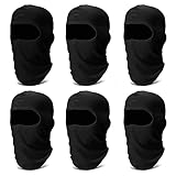 Finvizo 6 Stück Sturmhaube Skimaske: Atmungsaktive Balaclava UV-Schutz...