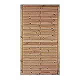 Klassischer Lamellenzaun/günstiger Sichtschutzzaun mit den Maßen 100 x 180 cm...