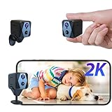 aidowocam 2K Überwachungskamera Innen, Kamera Überwachung Innen,Mini Kamera...