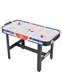 MUWO Air Hockey Tisch 122x61x79 cm, Torzähler, inklusive 2 Pucks und 2 Pusher,...