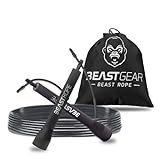 Beast Gear Springseil für Erwachsene - Fitness-Speed-Rope für Ausdauer,...