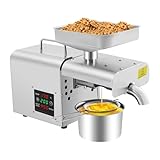 610W Edelstahl Automatische Heiß- und Kaltölpresse,Ölpresse für...