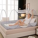 comeder Pop-Up Faltbares Moskitonetz, Einzel-Familienbett Moskitonetz mit...