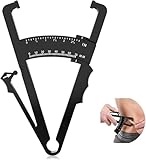 Body Fat Calipers, Fat Measure Clipper Combo with Body Fat Percentage Measure...