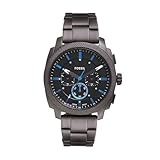 Fossil Herren Analog Quarz Uhr mit Edelstahl Armband FS6098