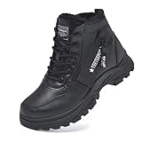 Yeeteepot Winterschuhe Damen Warm Gefütterte Winterstiefel Winter...