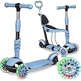 Ricokids 3-in-1-Laufroller für Kinder – Roller DREI Rollen - Kinderroller 3...