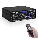 HiFi-Verstärker AK45 Mini Bluetooth Stereo-Audioverstärker Receiver 12V/ 220V...