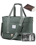 LOVEVOOK Reisetasche Damen, Wasserdicht Weekender Travel Bag mit Schuhfach,...