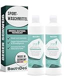 BactoDes - bWash Sportwaschmittel 2x 1L flüssig für Sportbekleidung gegen...