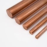 Kupfer Stange Cu99,9 Rundstangen aus Kupfer Vollmaterial Rundprofil Stab Anoden...