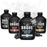 BBQUE - BBQ-Saucen Set 'Fabulous 4' Squeeze-Flaschen 4x400 ml Vorteilspack -...