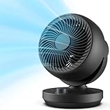 Ventilator Leise, 22dB Tischventilator sehr Leistungsstarker 3D Turbo...