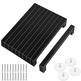 Tufa 10 Stück Möbelgriffe,Schrankgriffe Schwarz Lochabstand 128 mm,...