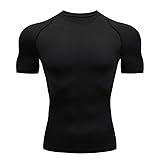 Smatstyle Kompressionsshirt Kurzarm Herren Sport T-Shirt Compression...