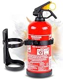 EXDINGER BC-Pulver-Autofeuerlöscher 1kg (Aufladelöscher GP-1Z BC Halterung...