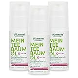 alkmene Teebaumöl Gesichtscreme 3x 50 ml - Pickel Reduktion 91% bestätigt -...