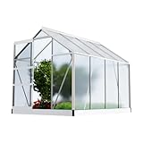 GARMIO® Gewächshaus Neapel 250x190cm für den Garten, Alu Frühbeet inklusive...