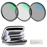 NEEWER 67mm UV/CPL/ND Objektivfilter Kit mit Hartschalenkoffer, mehrfach...
