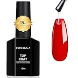 TOMICCA 15ml No Wipe Top Coat UV Nagellack Gel Für Gelnägel High Gloss Top...