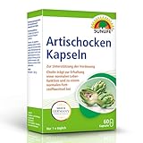 SUNLIFE Artischocken Kapseln hochdosiert - 1 x 60 Stück - hochwertige Kapseln...