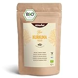 Kurkuma Pulver 1000g | fein gemahlene Kurkumawurzel in Bio-Qualität | Ideal zur...