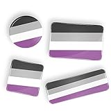 LGBTQIA Asexuell Asexual Stolz-Flagge Pin-Abzeichen-Schaltfläche - Pin zurück...