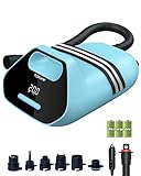 TOPUMP SUP Pumpe Elektrisch Akku TPS300, 7800 mAh 20 PSI Hochdruck Luftpumpe,...