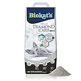 Biokat's Diamond Care Classic Katzenstreu ohne Duft - Feine Klumpstreu aus...