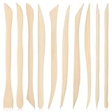 ZEYIYER Modellierwerkzeug 10 Stück, Holz Ton Töpferwerkzeug, Ton-Werkzeug,...