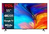 TCL 55P639 55 Zoll (139cm) LED Fernseher, 4K UHD, Smart TV, Google TV, HDR 10,...