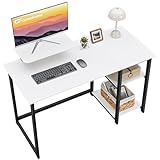 GreenForest Computer Home Office Schreibtisch mit reversiblen Speicherregalen...