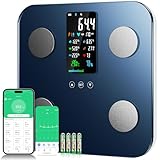 Onherm Körperfettwaage mit Großen Display, Ultra Precision Waage mit...