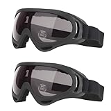 gotyou 2 Stück Outdoor-Schutzbrillen, Fahrradbrille Winddicht, Brille Winddicht...