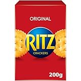 RITZ Cracker 1 x 200g I Salzgebäck Einzelpackung I Knabbergebäck I Fein...