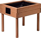 dobar® 58510FSC Kinderhochbeet mit Kreidetafel | Mini Hochbeet Holz | erhöhter...