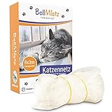 BellMietz® Katzennetz für Balkon & Fenster (durchsichtig) | Extragroßes 8x3m...