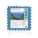Bestway Flowclear™ Pool-Bodenschutzfliesen-Set, 9 Stück á 50 x 50 cm, blau