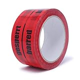 gws Paketband gesperrt Rot PP leise 1 Rolle | Verpackungsklebeband...