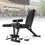 ypuxil Hantelbank Gym Bench Mit 5-Fach Verstellbarer Rückenlehne...