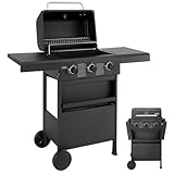 TAINO COMPACT Gasgrill Grillwagen Griller BBQ Edelstahl-Brenner Gas-Grill...