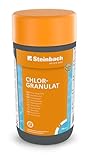 Steinbach Poolpflege Chlorgranulat - 0751201TV00-1 kg - Schnelllöslich -...