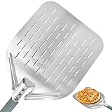 KIANGKIANG Pizzaschieber 40 * 30cm 12 Zoll Aluminium Pizzaschieber perfekter...