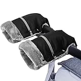 LUZOON Handwärmer Kinderwagen Handschuhe Stroller Handmuff mit Warme Fleece und...