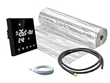 Komplett-Set Alu-Heizmatte AluPro für Laminat/Klickvinyl 140 W/m² mit...