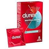 Durex Gefühlsecht Slim Kondome – Dünne Kondome mit schmaler Passform & mit...