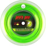 Generisch PROS PRO Eruption Tennissaite - 200m Rolle - Grün 1.24mm