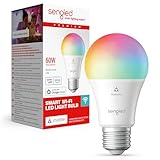 Sengled LED-Smart-Glühbirne (E27), für Matter und Alexa geeignet, mehrfarbig,...