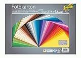 folia 6125/50 99 - Fotokarton Mix 25 x 35 cm, 300 g/qm, 50 Blatt sortiert in 50...